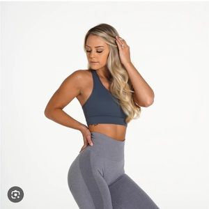 NVGTN Trio Bra in Stone Grey size S